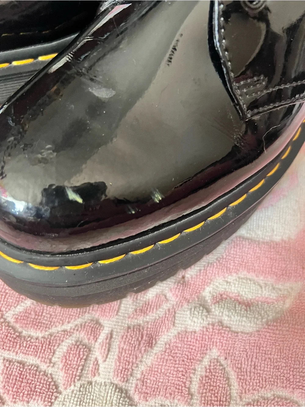 Dr. Martens Black Patent Leather Oxfords